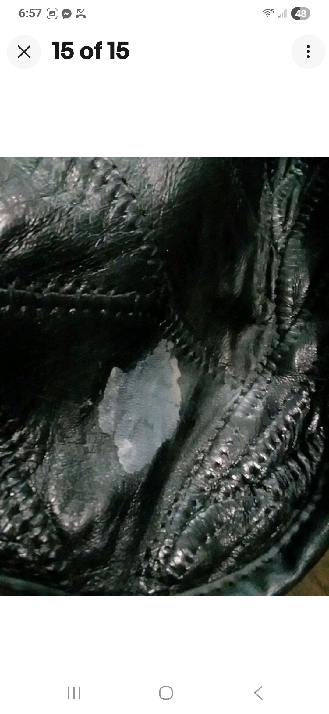 Marine Corps Genuine Leather Garment Bag