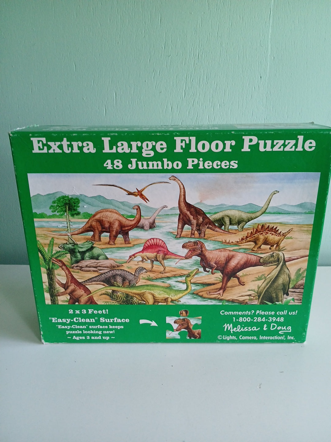 Melissa & Doug Extra Large Floor Puzzle 48 Peices Dinosaurs #421