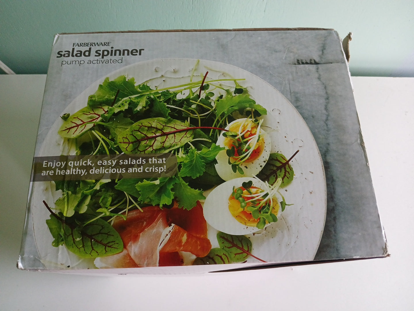 Farberware Salad Spinner 6.65qt Pump-Activated Bowl