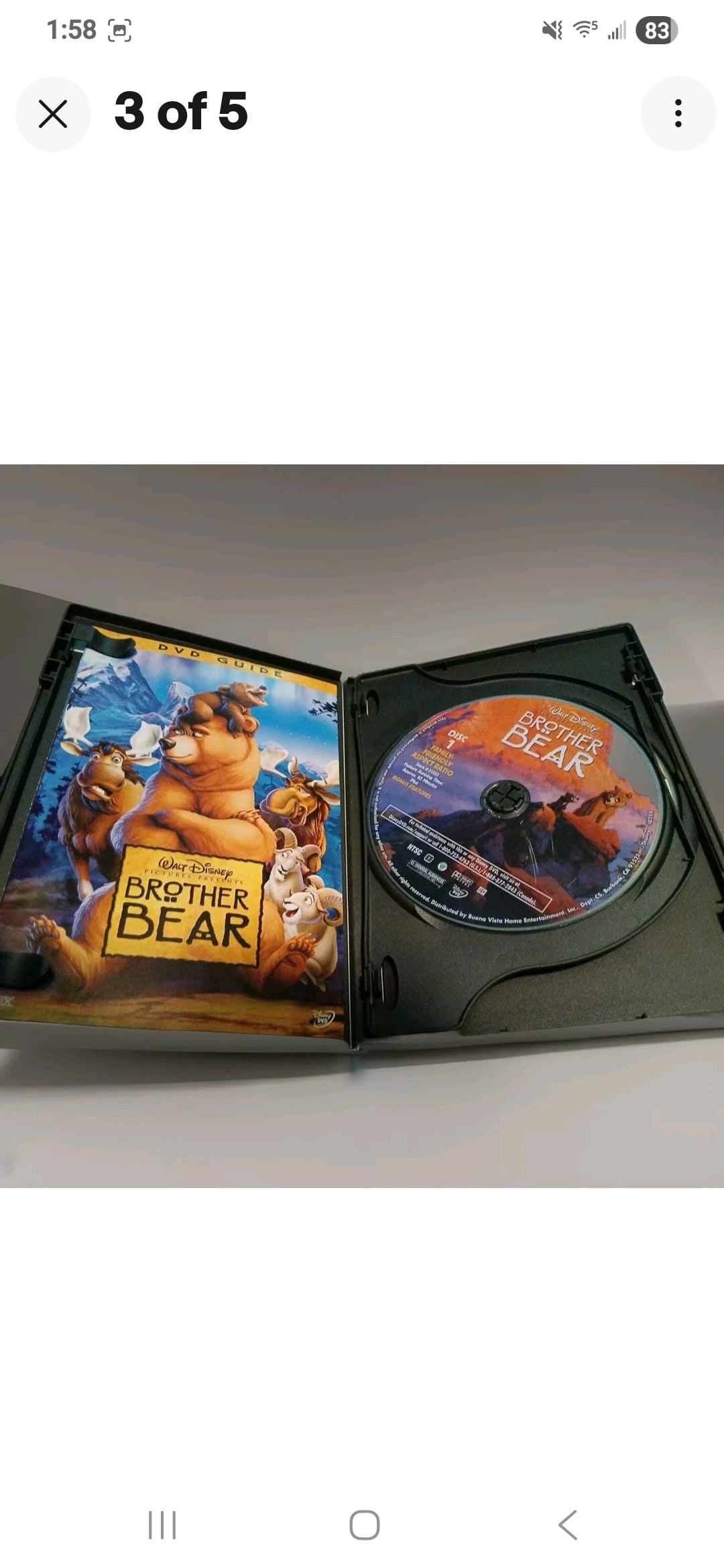 Walt Disney's Brother Bear (DVD, 2004, 2-Disc Set, Special Edition)