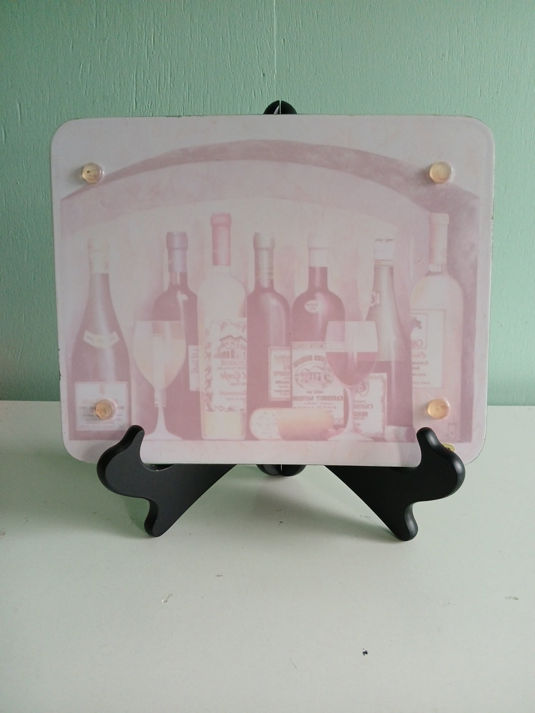 Textured Glass Trivet, Wine Gallery