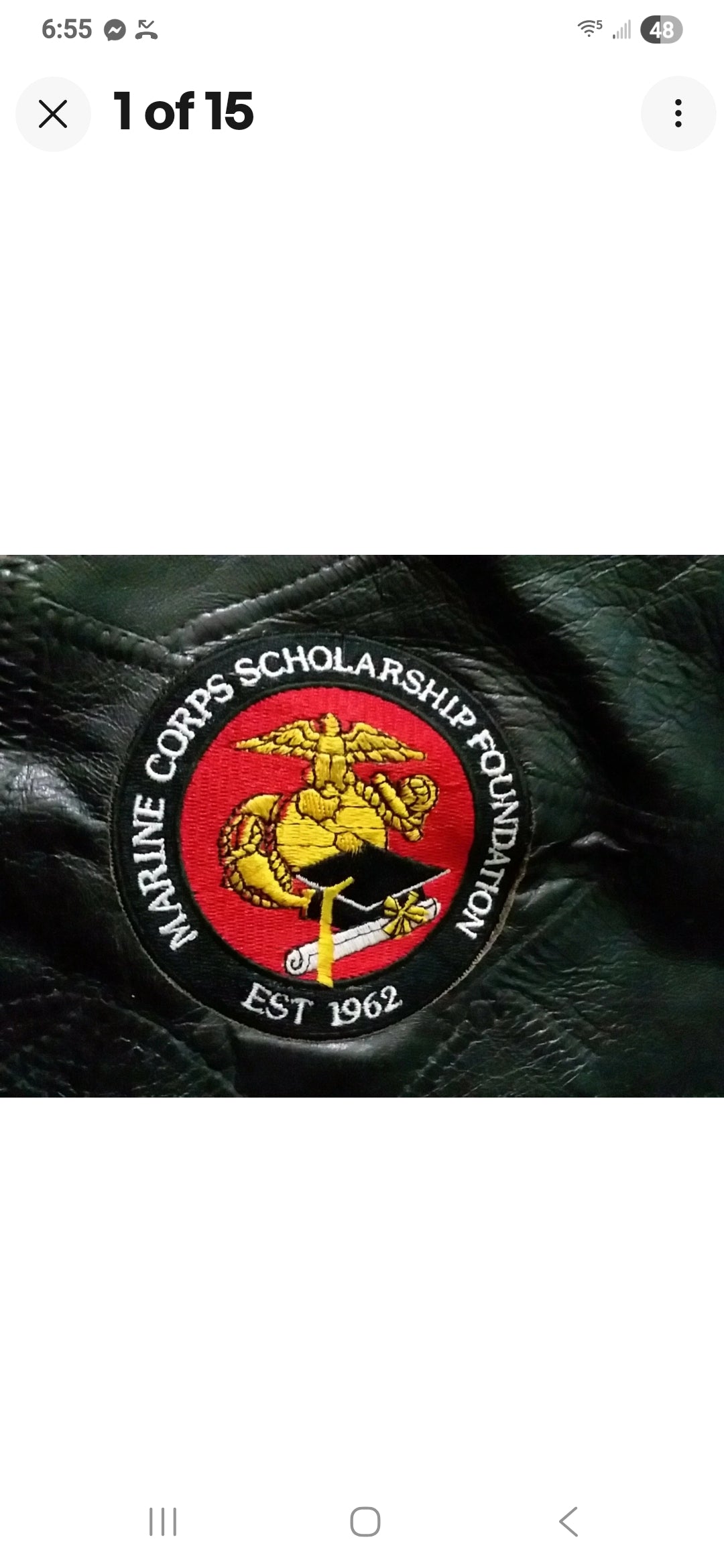 Marine Corps Genuine Leather Garment Bag