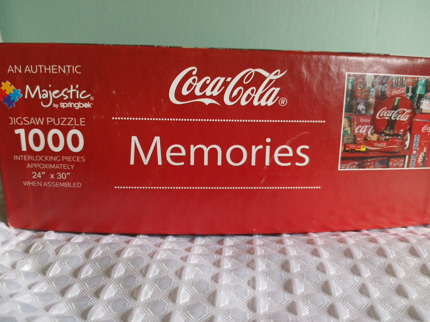 1000 piece Coca-Cola memory jigsaw puzzle