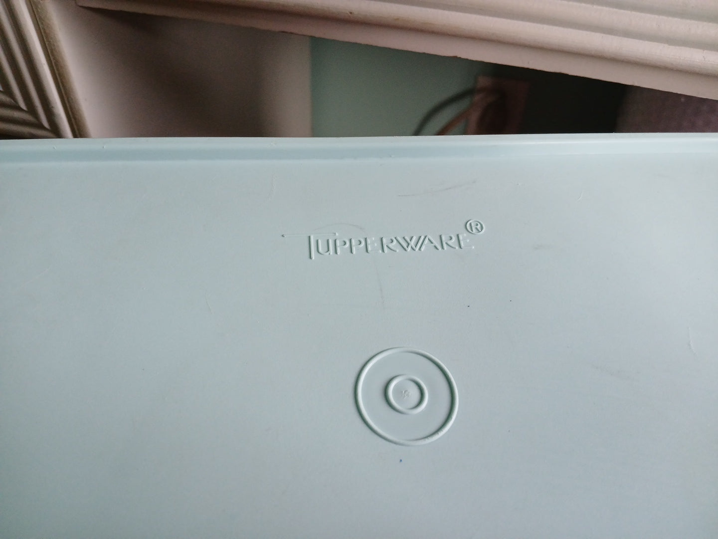 Vintage Tupperware Organizer rectangle container 11"X 2" 795-6