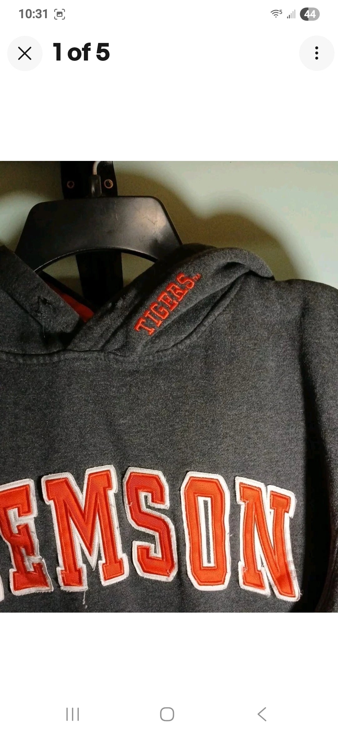Clemson Tigers Hoodie - Colosseum Original