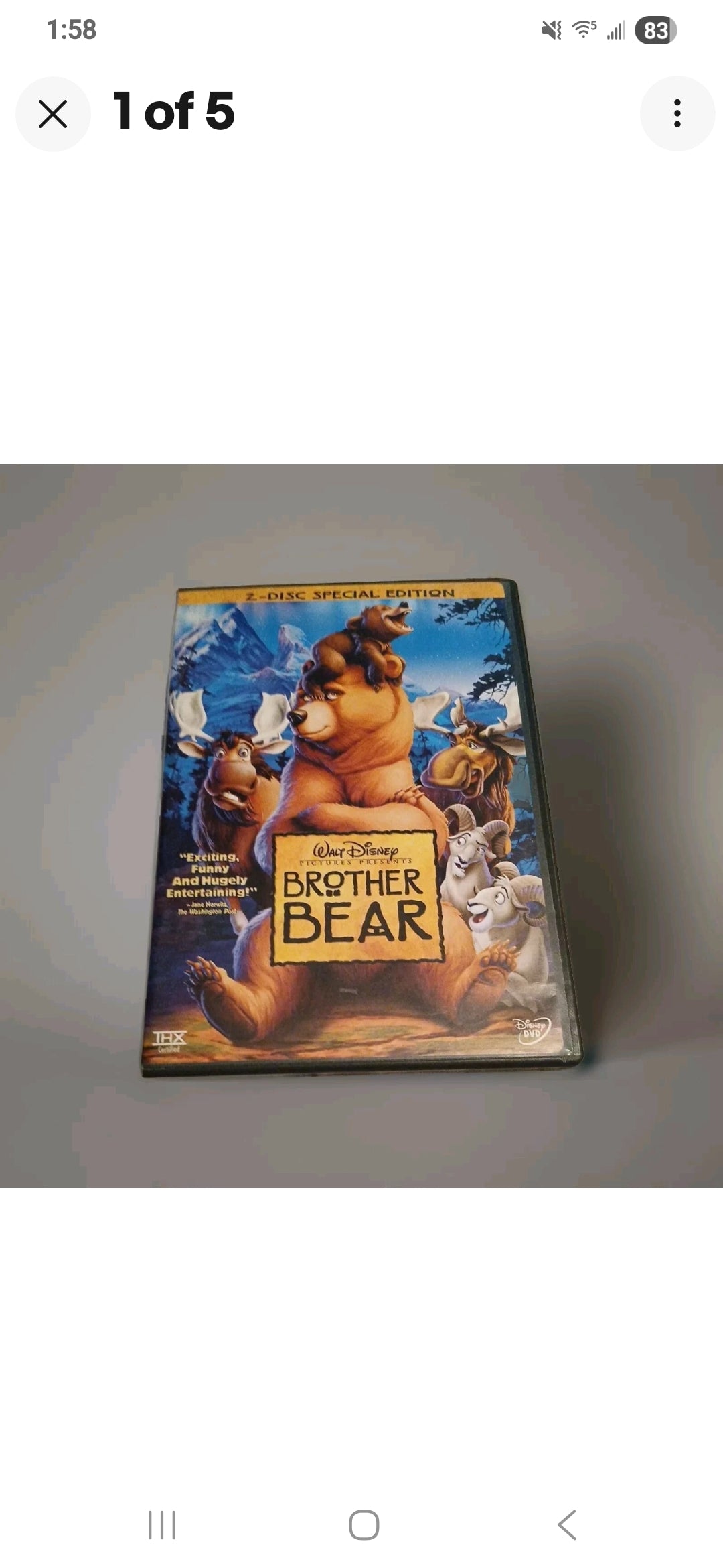 Walt Disney's Brother Bear (DVD, 2004, 2-Disc Set, Special Edition)