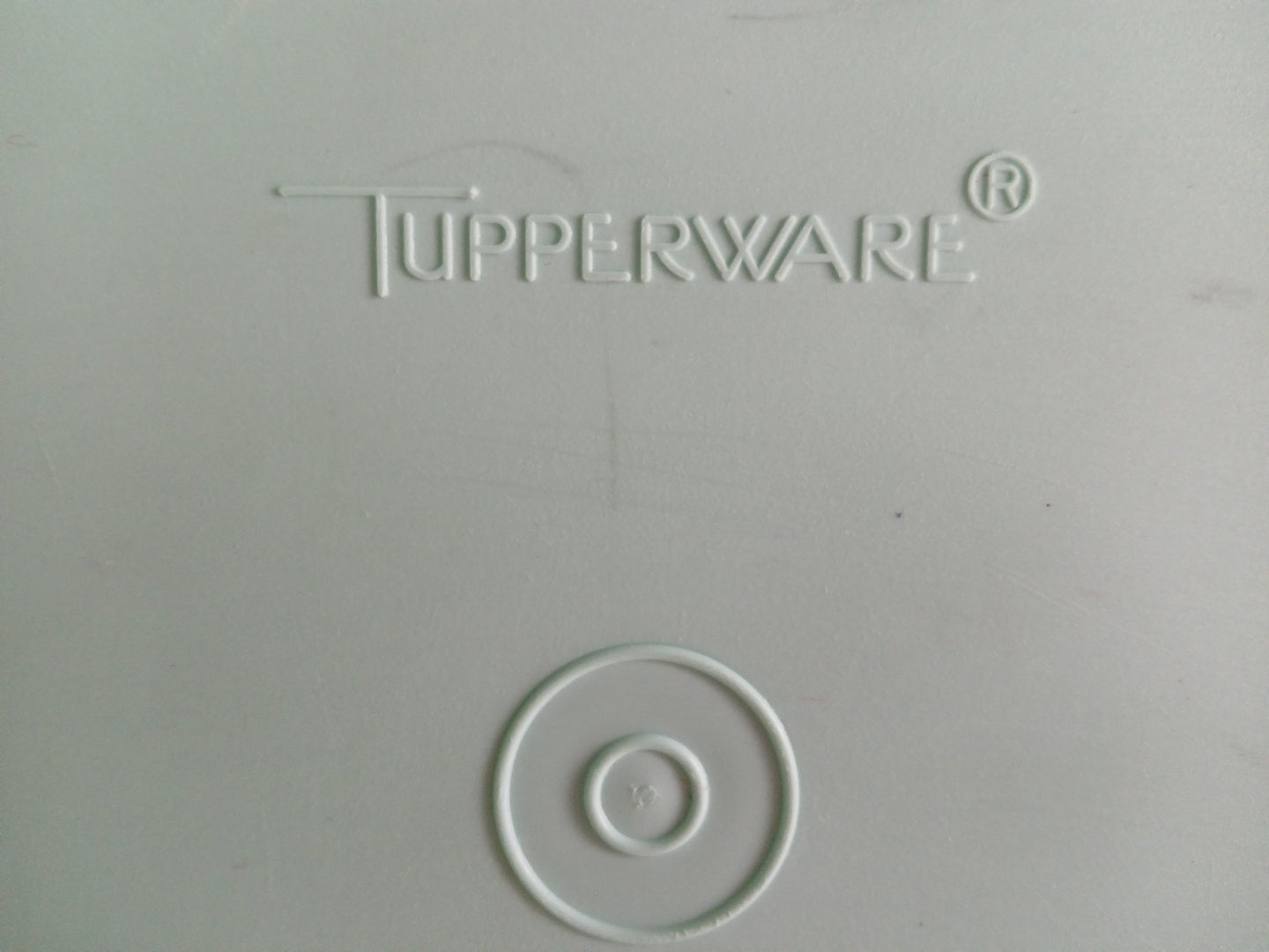 Vintage Tupperware Organizer rectangle container 11"X 2" 795-6