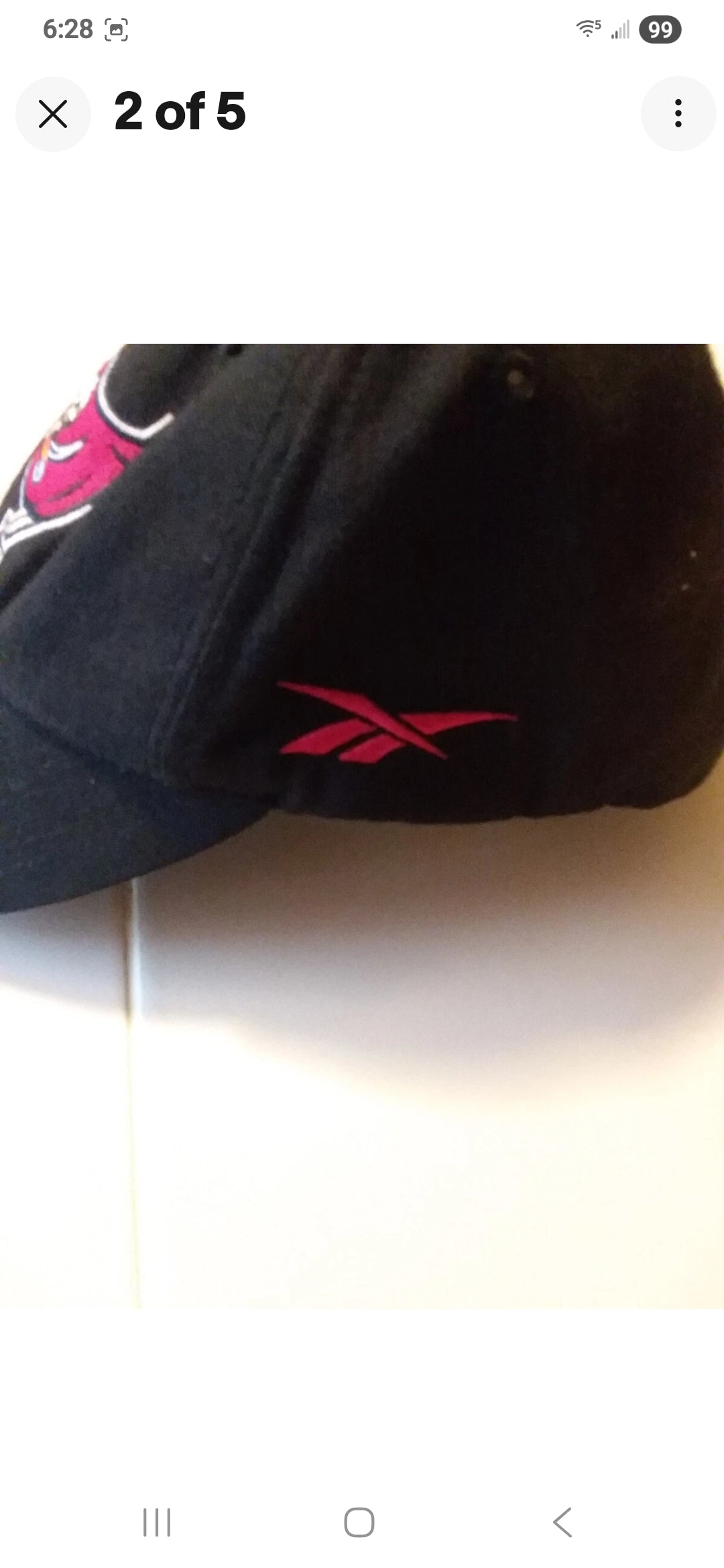 Vintage REEBOK Tampa Bay Buccaneers Black Cap