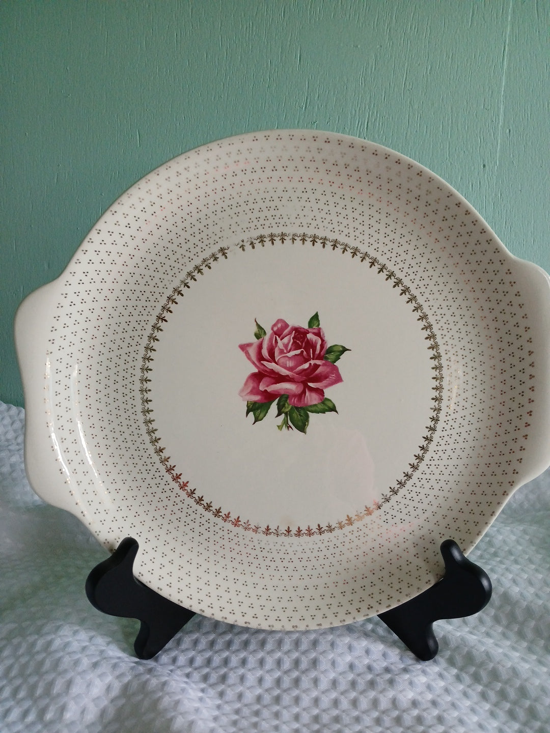 Romance Rose union made Serving Platter,