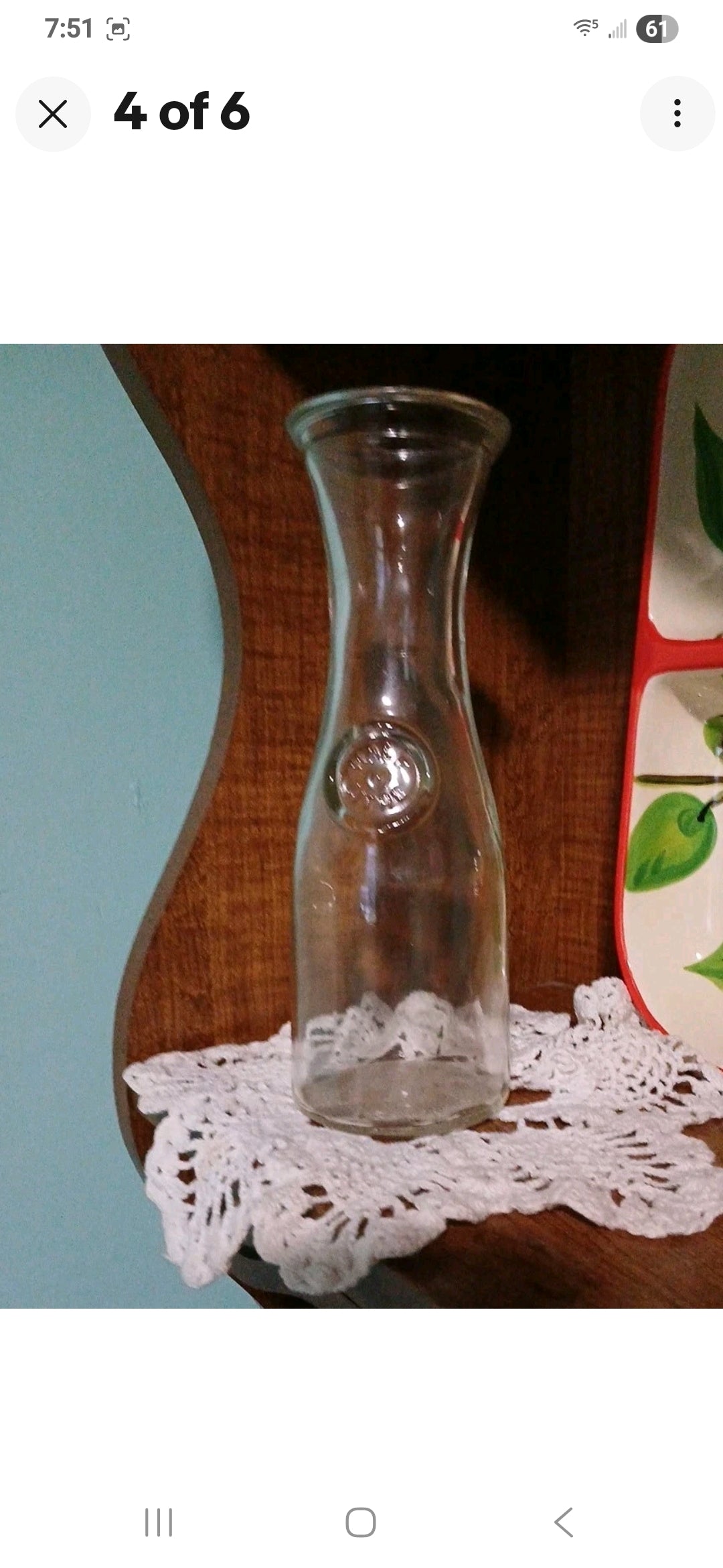 Vintage Milk Bottle Half Liter