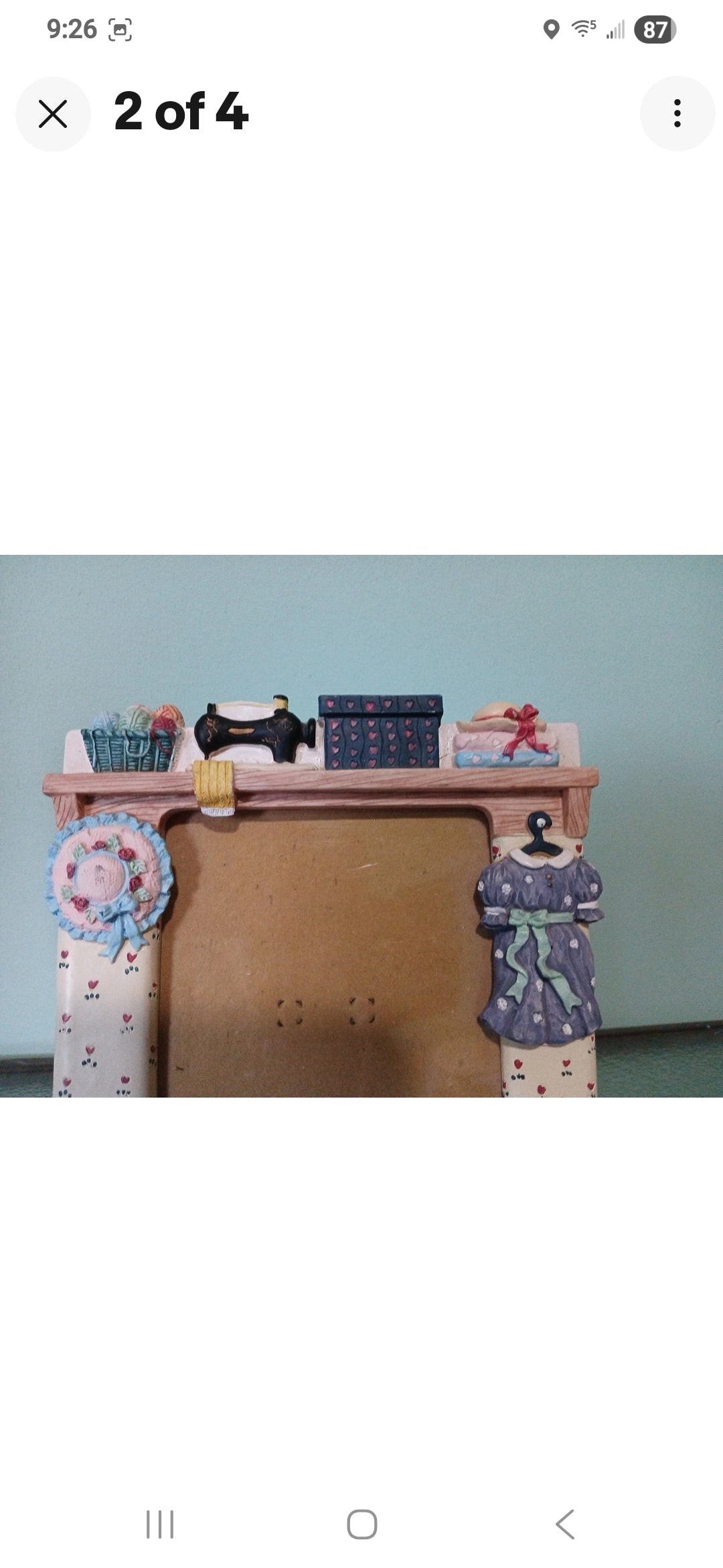 Themed Picture Frame 5x7 "Girls Sewing Room"