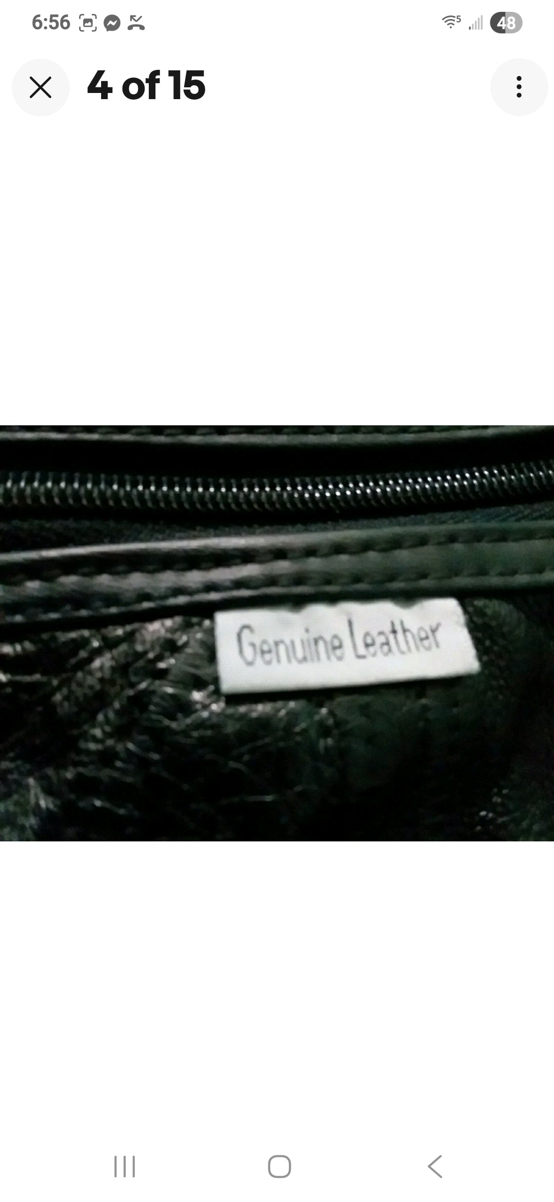 Marine Corps Genuine Leather Garment Bag