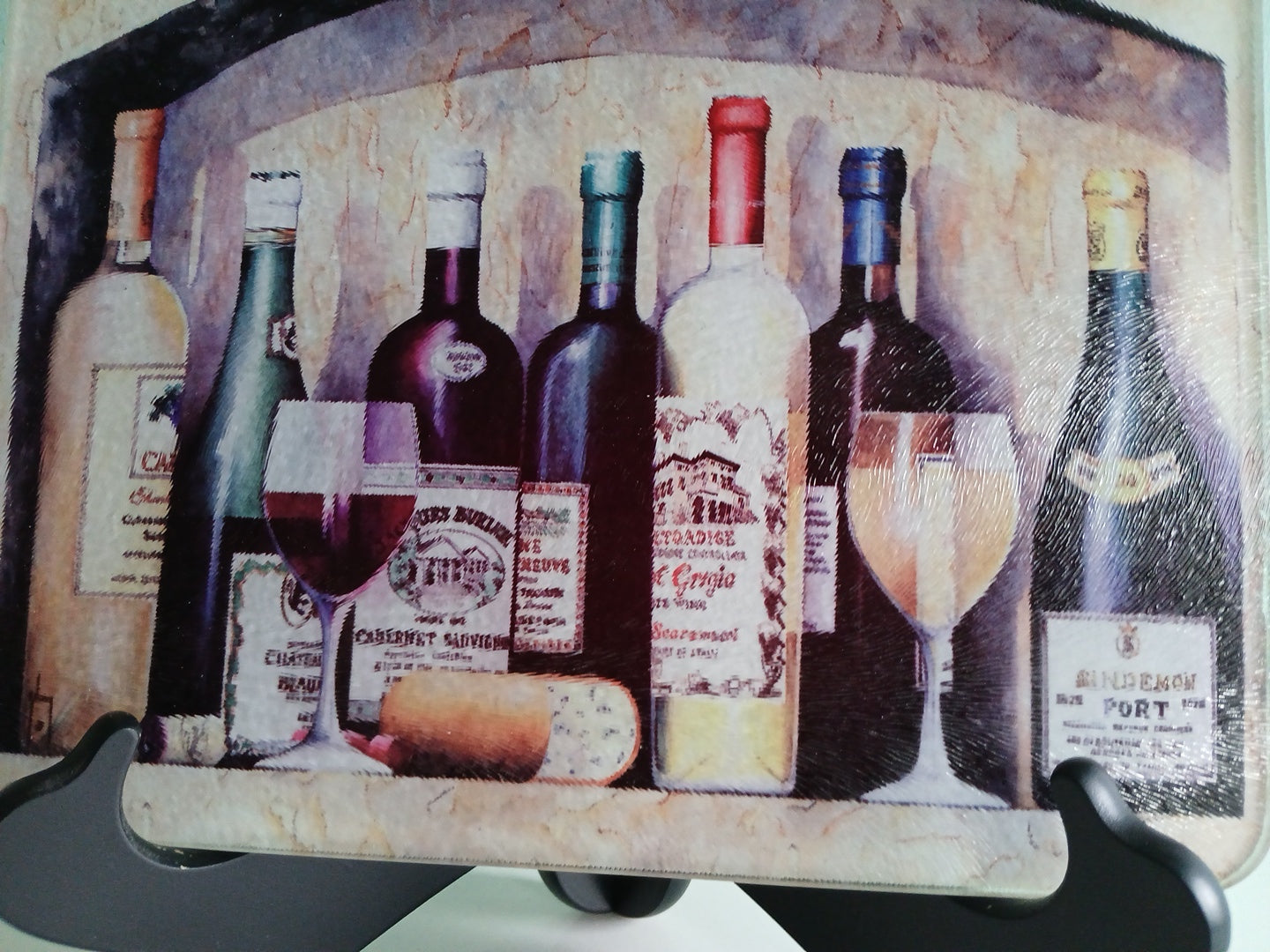 Textured Glass Trivet, Wine Gallery