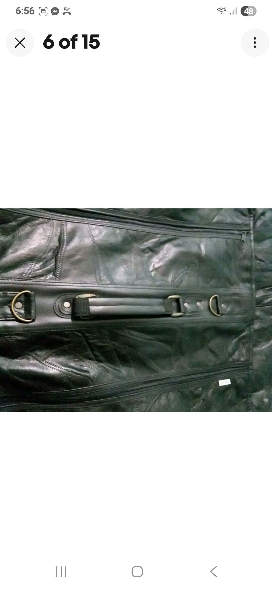 Marine Corps Genuine Leather Garment Bag
