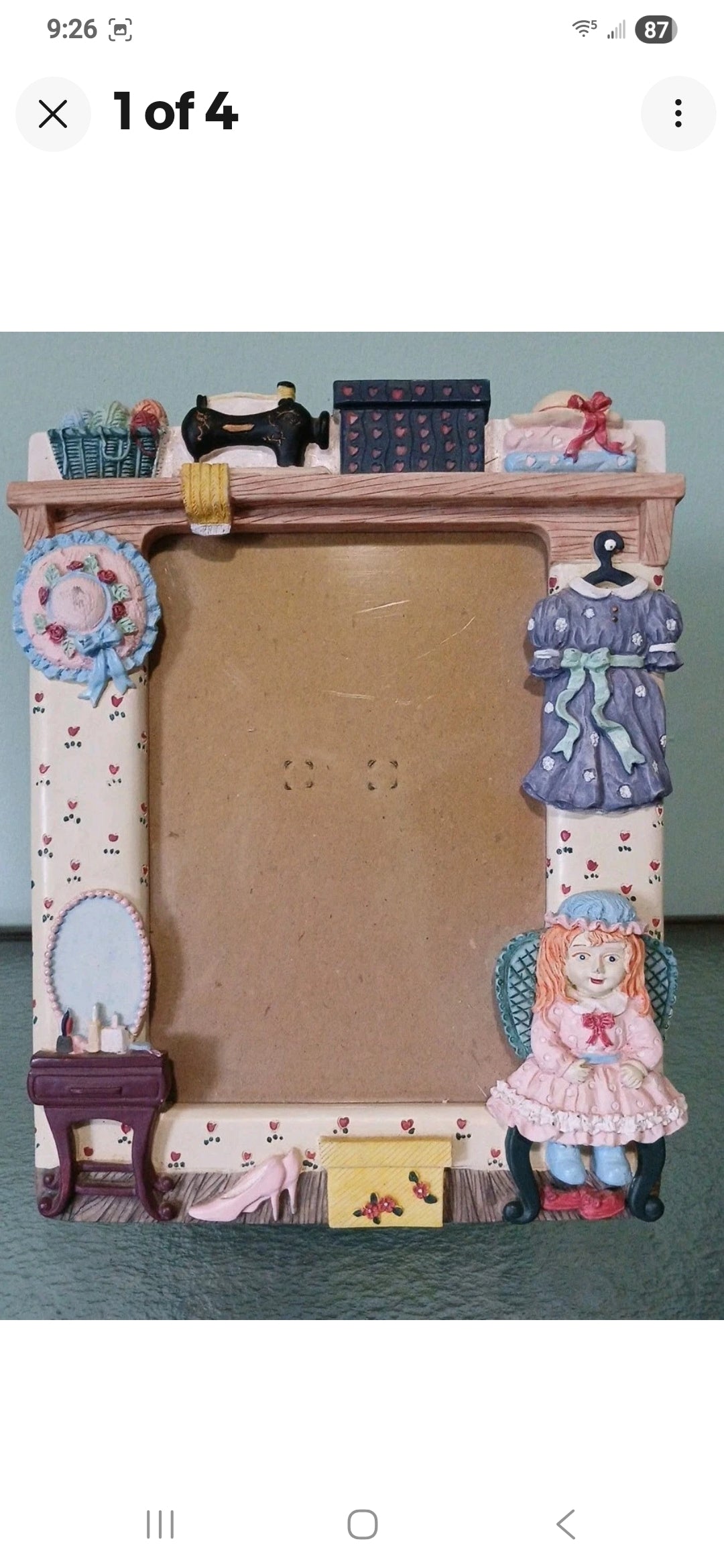 Themed Picture Frame 5x7 "Girls Sewing Room"