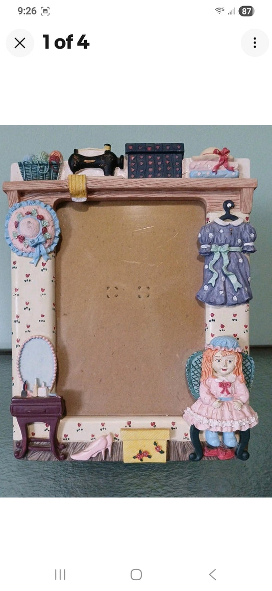 Themed Picture Frame 5x7 "Girls Sewing Room"