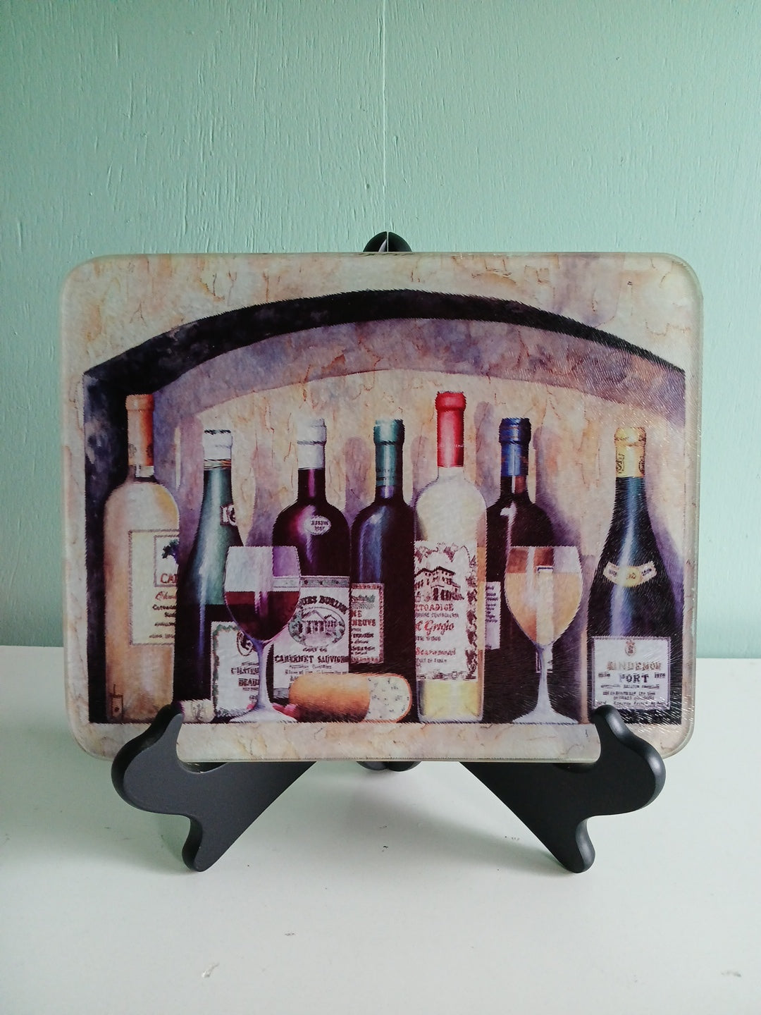 Textured Glass Trivet, Wine Gallery