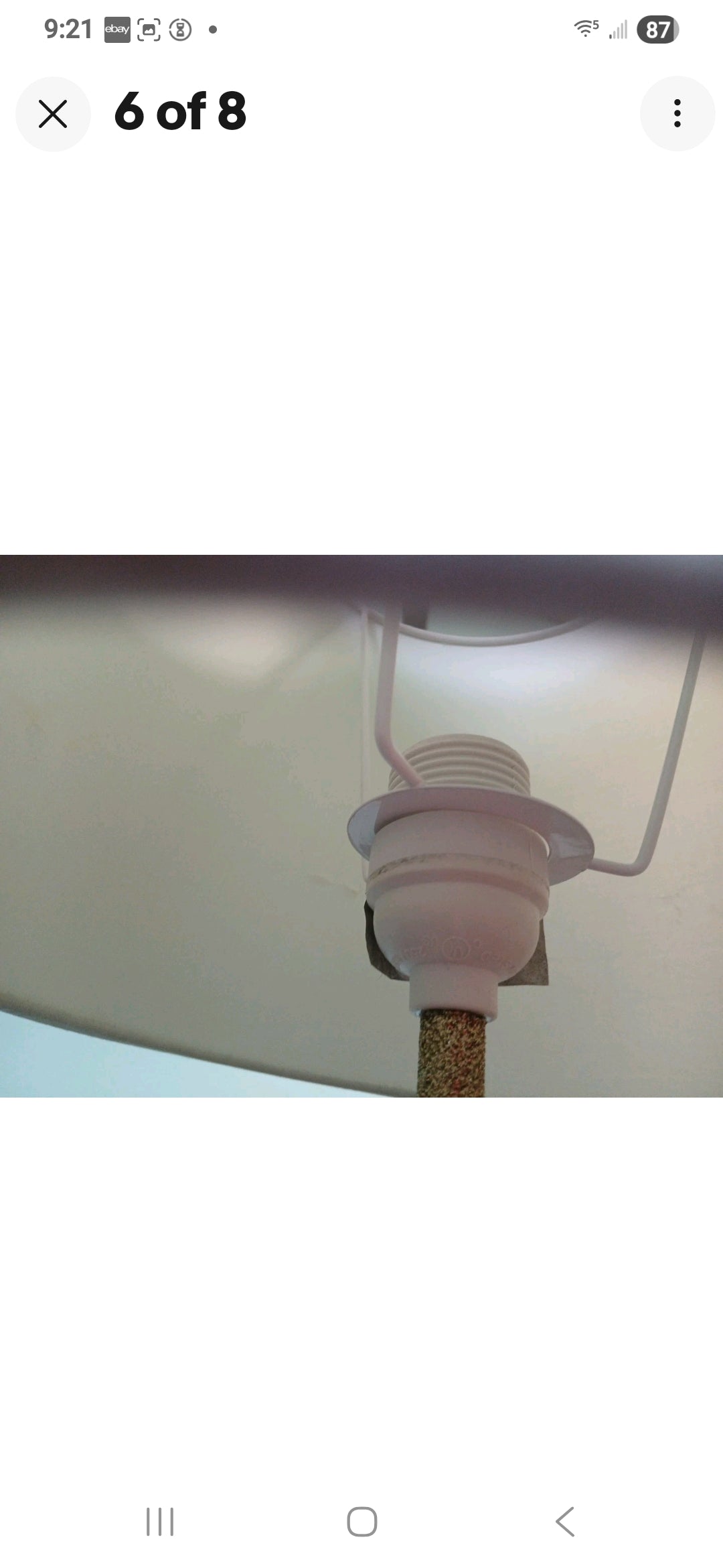 White And Gold Unicorn Lamp