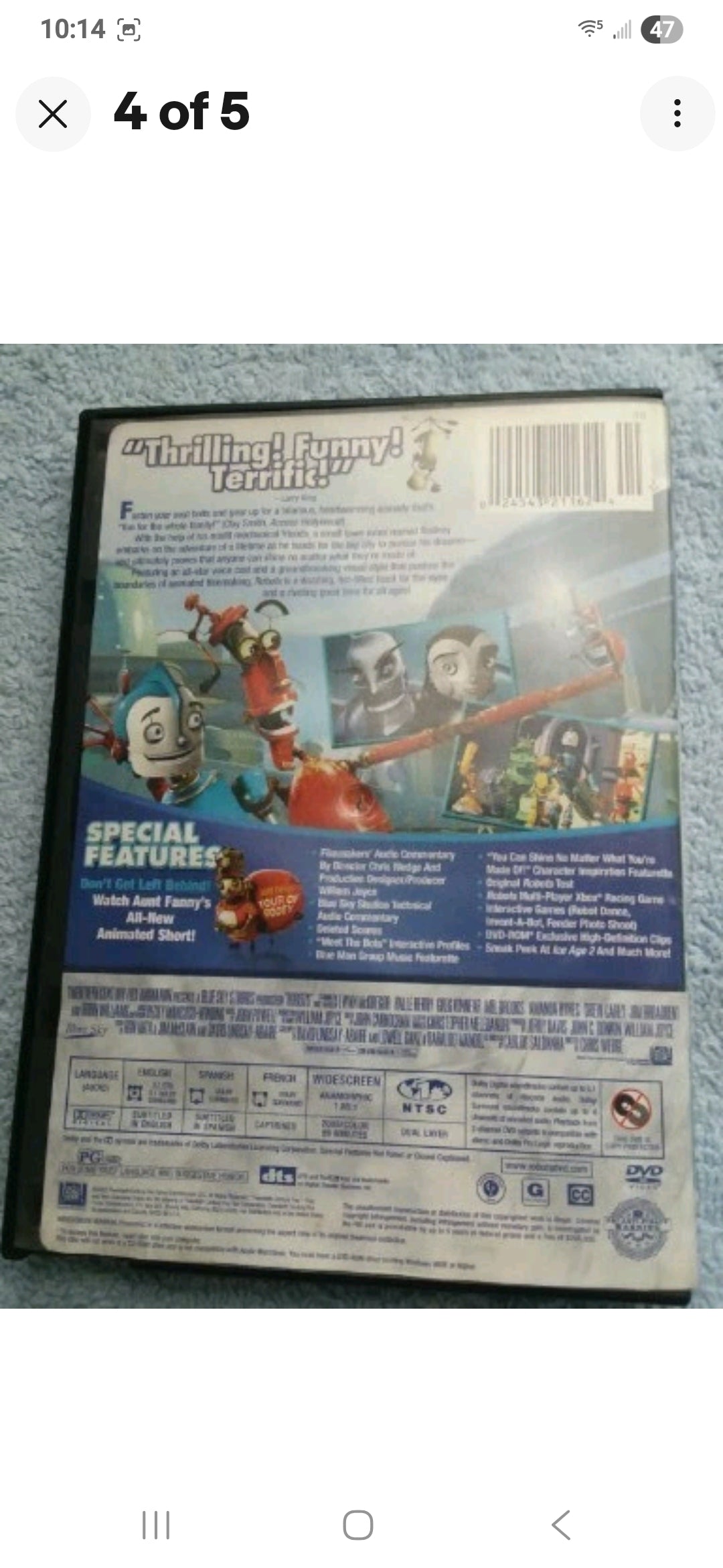 Robots (DVD, 2005) - Clean