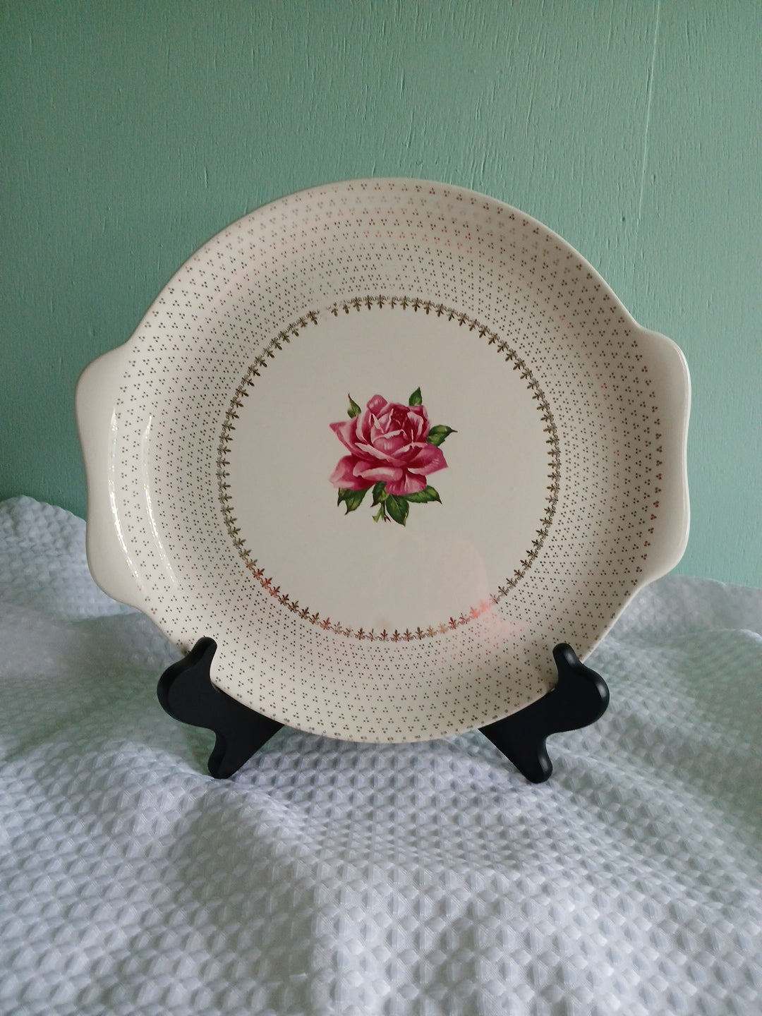 Romance Rose union made Serving Platter,