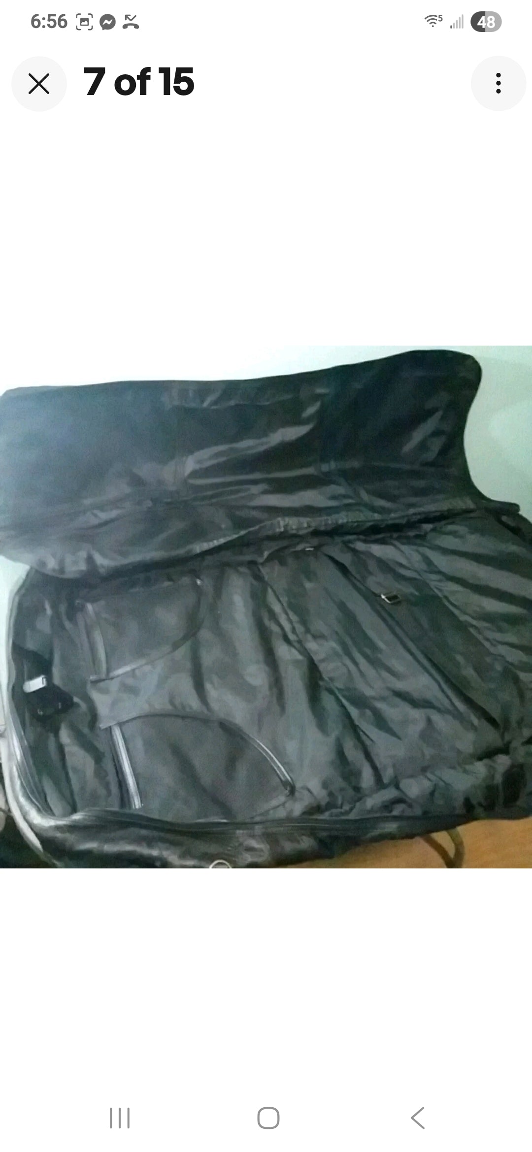 Marine Corps Genuine Leather Garment Bag