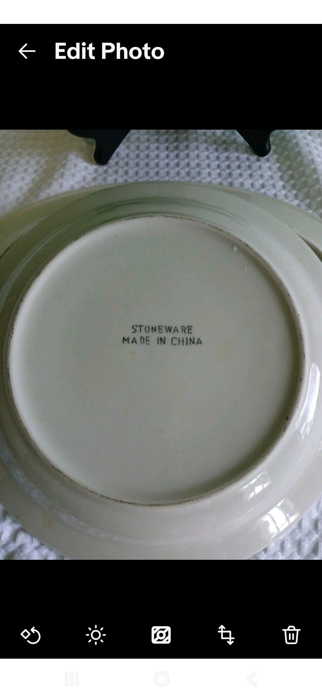 Snowman  14" Platter And 10"  Plate Set