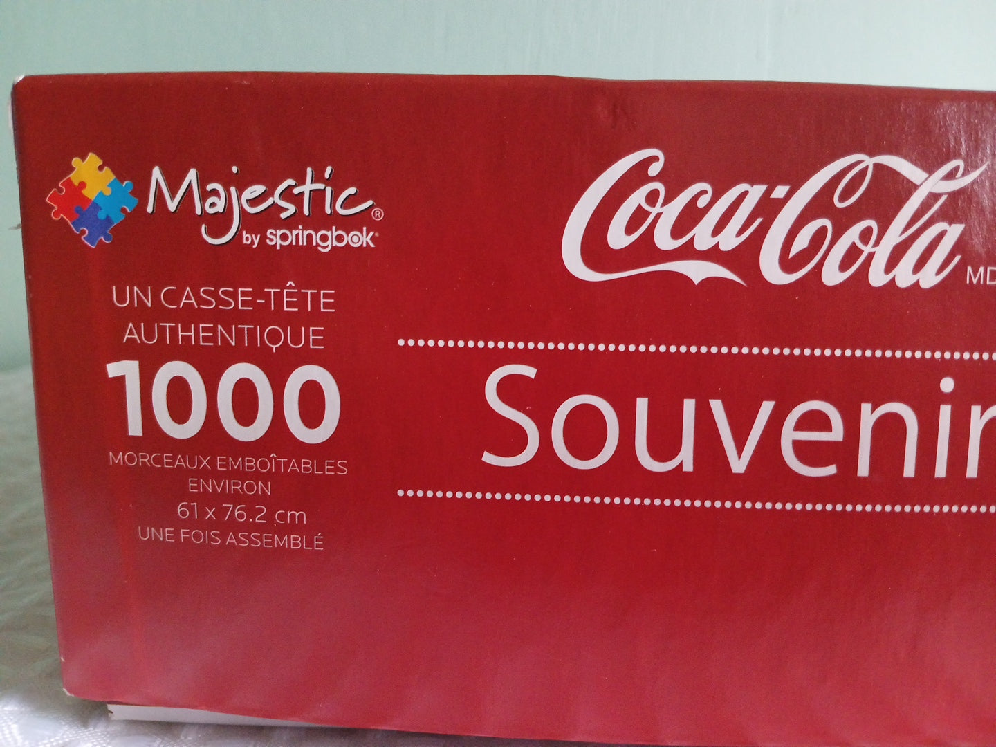 1000 piece Coca-Cola memory jigsaw puzzle