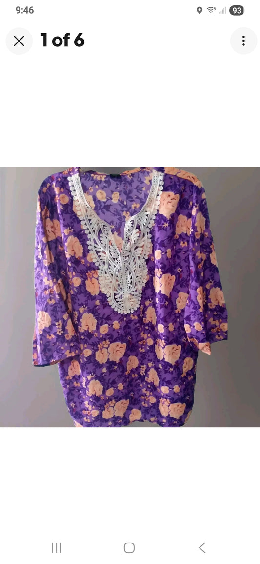 Ladies Ugly Blouse Size L - Unity World Tunic