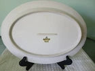 Vintage  Oval Serving Platter Harmony House Fine China- Wembley- Hand Painted