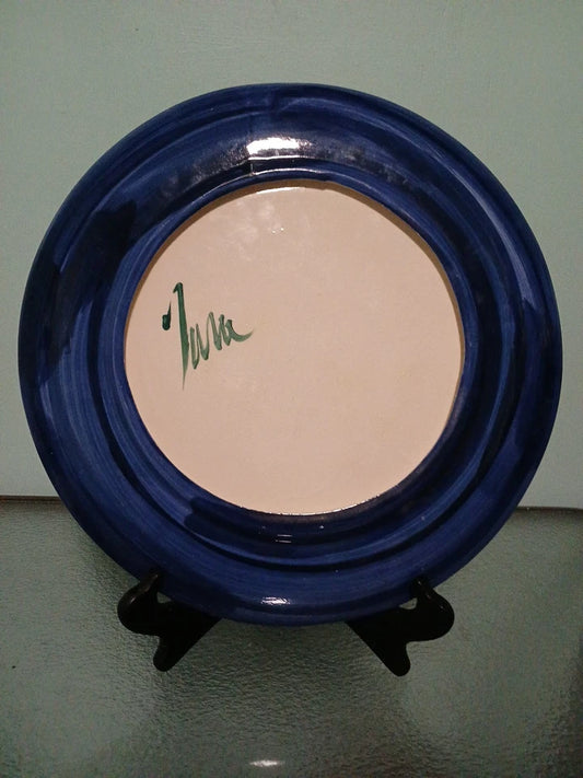16in  large round serving platter Hand Painted