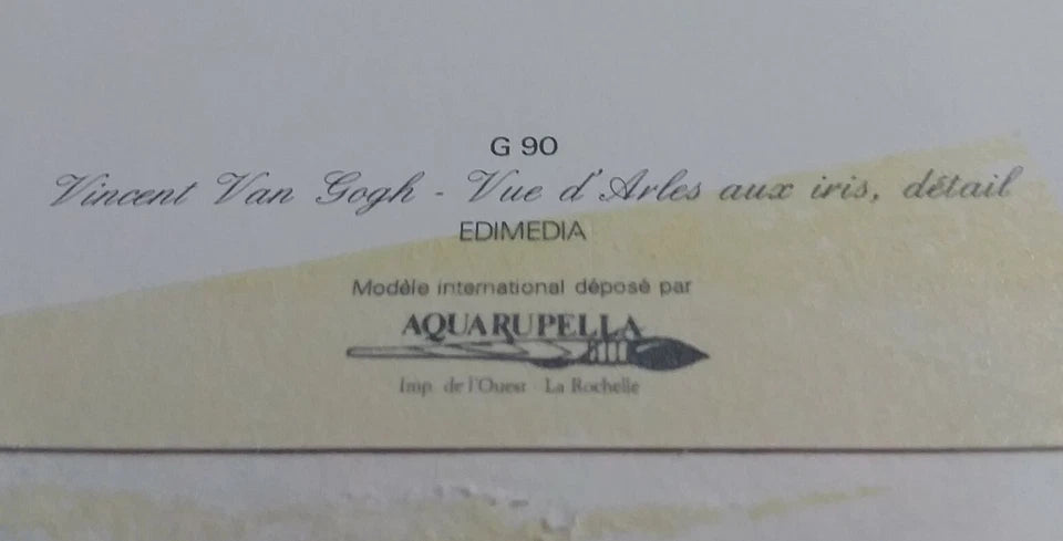 2 Van Gogh Framed Prints -Irises Near Arles/Imperial Firtileries