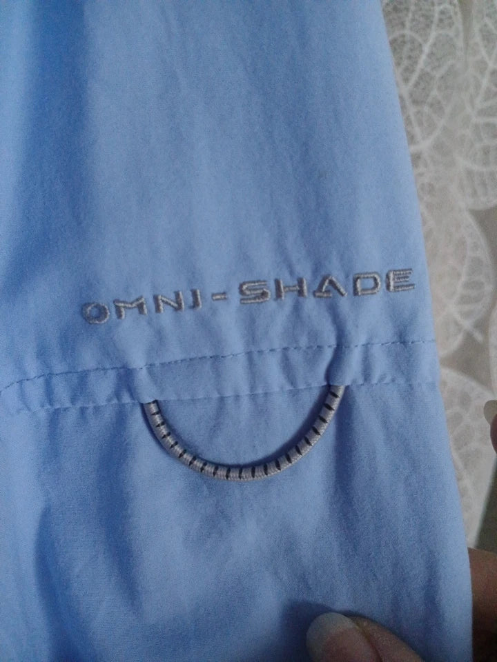 Columbia PFG Men's Long Sleeve Shirt - Light Blue XL