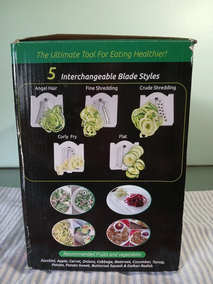 SPIRALIZER Veggie 5 Blades Spiral Slicer