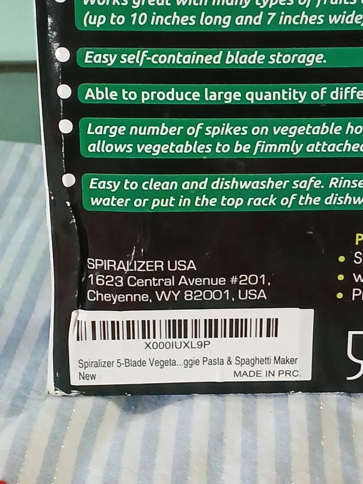 SPIRALIZER Veggie 5 Blades Spiral Slicer