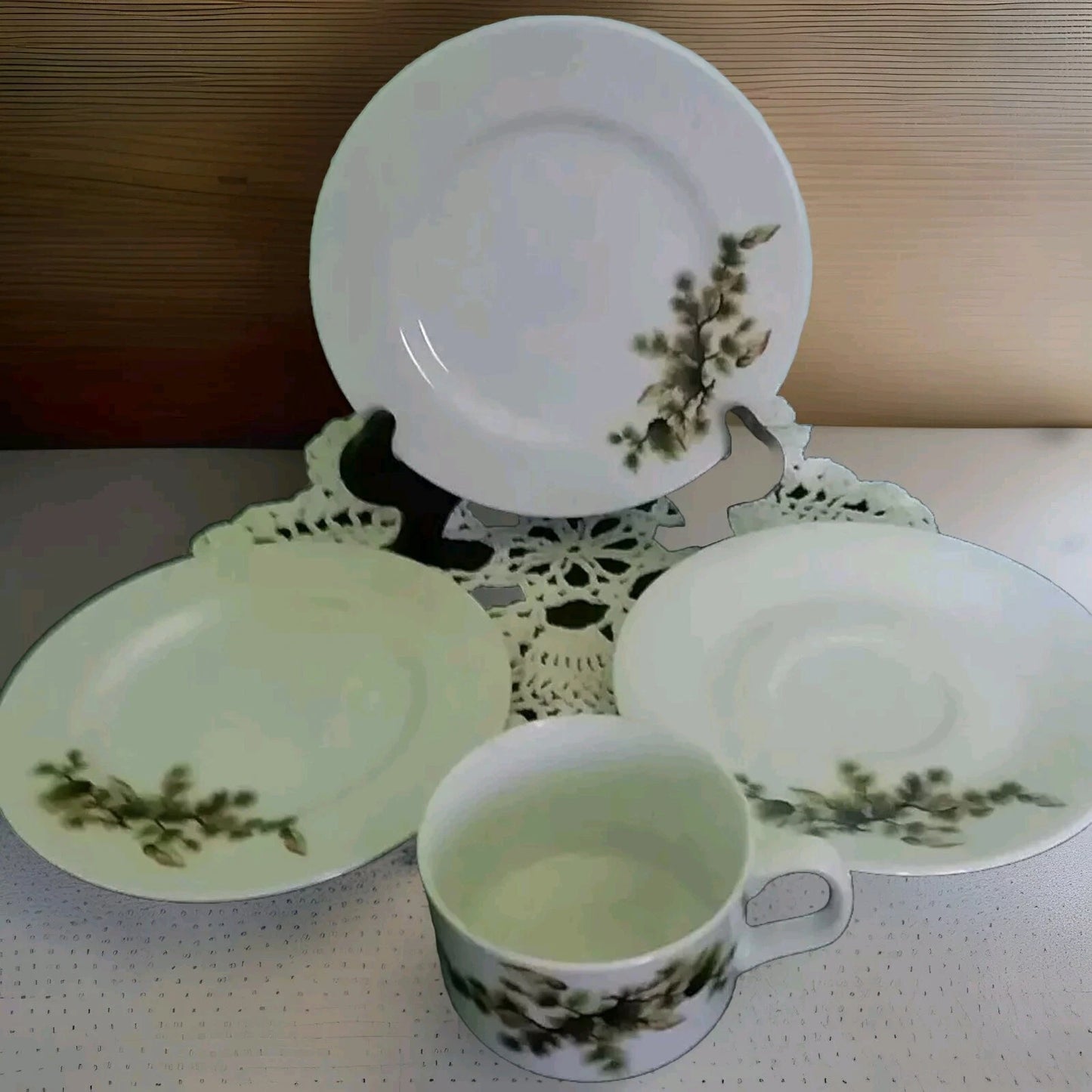 Vintage Kutani Japanese China Hand Painted Tea Set