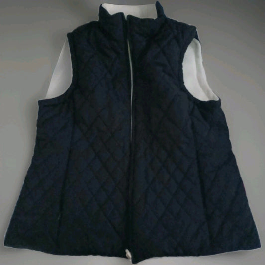 IZOD reversible Ladies Vest - Large - Black Puffer/White Shell